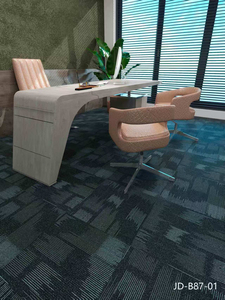 พรมปูพื้นแบบต่อกัน ลายจิ๊กซอว์ ขนาด 50*50 ซม. ผลิตจากโพลีเอสเตอร์เคลือบพีวีซี ทนไฟ เหมาะสำหรับสำนักงาน บ้าน รถยนต์ การเดินทาง แคมป์ปิ้ง และสนามกอล์ฟ - Product Image 2