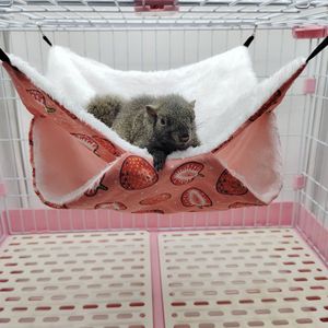 GMTPET OEM Nid écologique toutes saisons pour écureuils et lapins, sac de couchage en coton volant pour hamsters, double sac de couchage pour animaux de compagnie - Product Image 2