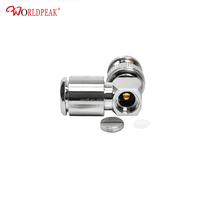 Connecteur à vis BNC 75 ohms, à angle droit de 90 degrés, pour câbles coaxiaux RG59, fiche mâle BNC pour caméra vidéo de sécurité CCTV SDI