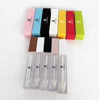 Emballage de Tubes à Gloss Vides Personnalisés 5ml 6ml 8ml 10ml, Tubes Applicateurs Transparents Marque Privée