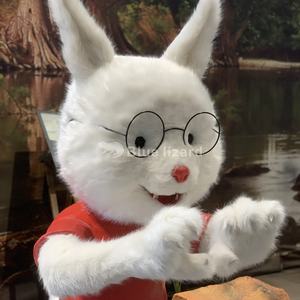 Modelo de simulación de parque interior exhibiciones dibujos animados personalizados lindo animatronic Animal <span class=keywords><strong>Hombre</strong></span> <span class=keywords><strong>Lobo</strong></span> niño a la venta - Product Image 2