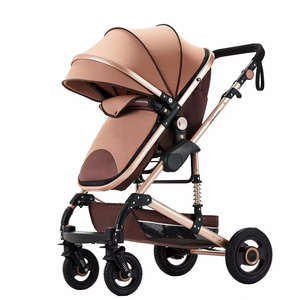 Commercio all'ingrosso di lusso 3 in 1 passeggino 3 in 1 carrozzina Poussette carrozza & passeggino da viaggio Kinderwagen per bambino - Product Image 6