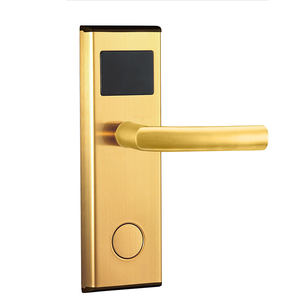 전자 스마트 호텔 도어 잠금 스테인레스 스틸 핸들 잠금 rfid 카드 호텔 - Product Image 2