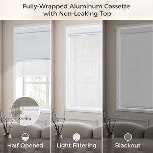 Tende a Rullo a Doppio Strato di Alta Qualità, Manuali e Senza Fili, con Modalità Filtrante e Oscurante, Prezzo Conveniente per Finestre - Product Image 5