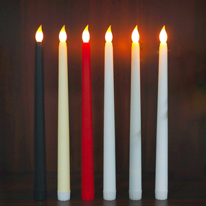 Vela Electrónica LED <span class=keywords><strong>de</strong></span> Estilo Europeo, Vela <span class=keywords><strong>de</strong></span> Cera <span class=keywords><strong>de</strong></span> Poste Largo para Cena, Boda Romántica, Cumpleaños, Navidad, Graduación - Product Image 5