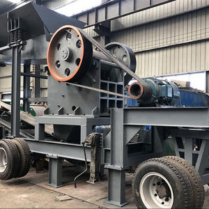 Petite machine de concassage à mâchoires 200*300 - Alimentée par un moteur diesel - Product Image 1