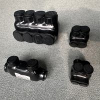 Connecteur de câblage isolé BAREP homologué cULus à double entrée 2 ports 4-14AWG 600V PVC pour des raccordements en ligne résidentiels sûrs