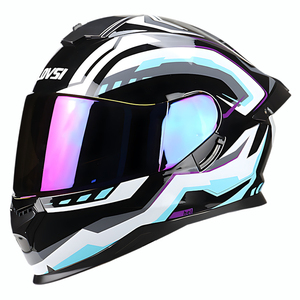 <span class=keywords><strong>Casco</strong></span> de Motocicleta Integral con Doble Visera, Certificado ECE/DOT, Cómodo, de ABS, para Carreras - Product Image 1