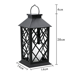 Lampes de <span class=keywords><strong>lanterne</strong></span> solaire rétro étanches pour l'extérieur avec source de lumière LED à effet de flamme pour le jardin à des fins décoratives - Product Image 5