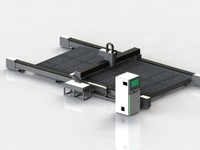 Machine de découpe de métal laser à fibre portique grand format