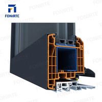Profilé plastique Série à battant innovante Solutions de profilés UPVC Profilé extrudé Pvc avec renfort en acier
