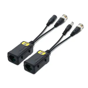 CCTV مراقبة Balun محول Rj45 فيديو الطاقة 2 في 1 8 ميجا بكسل فيديو Balum الأسعار