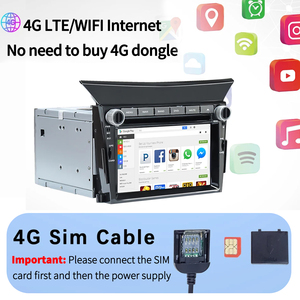 Stereo cho Honda Pilot 2 <span class=keywords><strong>Android</strong></span> đài phát thanh Màn hình 2 DIN DVD Navigation đa phương tiện đơn vị đứng đầu 2009 2010 2011 Carplay aftermarket - Product Image 2