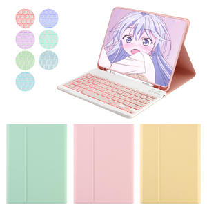 Чехлы и кейсы для планшетов: чехол с клавиатурой с подсветкой (русский, испанский, арабский) для iPad 10.2 Gen, Air 3 10.5 – беспроводные чехлы для планшетов - Product Image 3