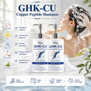 Champú OEM ODM con Biotina para el Crecimiento del Cabello y Revitalización del Cuero Cabelludo, Limpieza Profunda con Péptidos de Cobre GHK-Cu para Cabello Fino - Product Image 2
