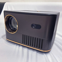 Mini projecteur portable 1080P haute luminosité avec Android 12 intégré, Wi-Fi et haut-parleurs, 1500-2000 lumens pour films/jeux en extérieur