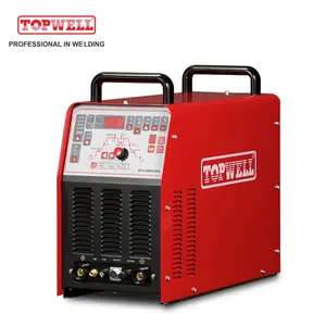 Topwell multi-processo 250 ampères multi-processo inversor soldador IGBT TIG250 máquina de solda a arco inteligente de economia de gás DC argônio