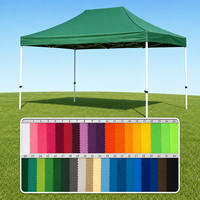 Bâche de protection solaire imperméable épaissie 3x3m à quatre pieds pour tente, idéale pour exposition, stand commercial et publicité