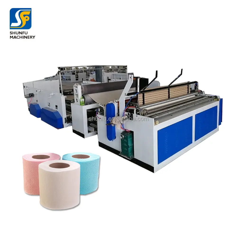 Toiletpapier Snij-En Verpakkingsmachine Volautomatische Toiletrol Papiermachine Te Koop