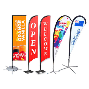 Bandiera a Goccia Personalizzata per Smoke Shop a Prezzo Conveniente, Asta in Fibra di Vetro, <span class=keywords><strong>Materiale</strong></span> in Poliestere, Stampa Digitale - Product Image 6