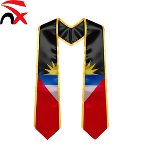 Wholesale 2026 Country Flag Graduation Stole Sash V Shape National Country Flag Sash Graduation Stoles for Women Men <strong>Gifts</strong> - Product Image 2