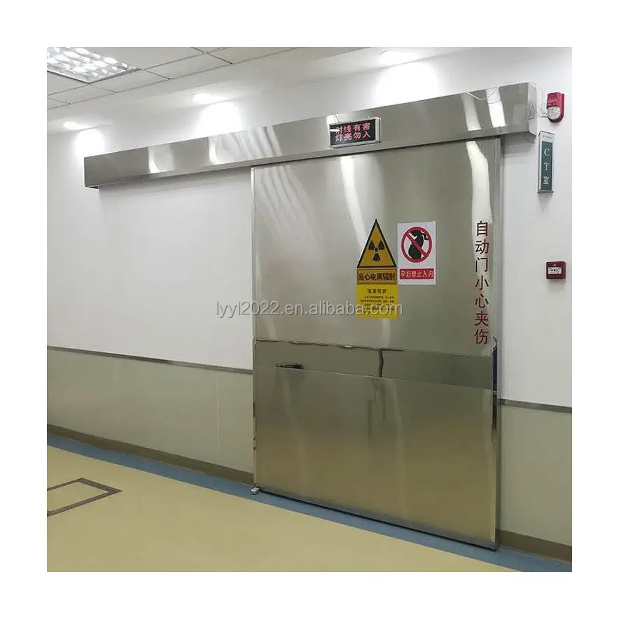 X-Ray Lead Lined CT Room Stainless Steel Door Medical X Ray Protective Apparatus And Instruments