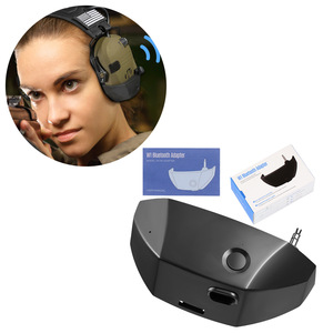 Adaptador de auriculares Bluetooth táctico con cancelación de ruido sobre la oreja y auriculares con micrófono para una comunicación clara - Product Image 3