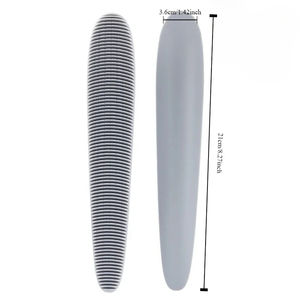 Peine para mascotas de silicona ecológica, tipo lengua de gato, para ducha y masaje, removedor de picazón y cepillo quitapelos portátil para pelo largo y corto - Product Image 6