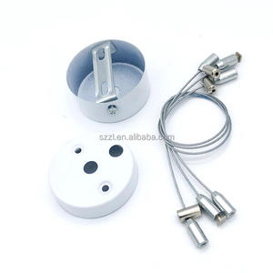 Kit de câble de pince à vis en <span class=keywords><strong>acier</strong></span> inoxydable <span class=keywords><strong>pour</strong></span> éclairage de piste et panneau de <span class=keywords><strong>Luminaire</strong></span> vissé Kit de <span class=keywords><strong>Suspension</strong></span> de fil - Product Image 4