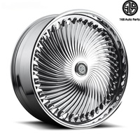 168 Jantes en alliage forgé personnalisées à 5/6 trous, 18 19 20 21 22 pouces, jantes en aluminium pour Chevrolet Audi BMW Toyota Dodge