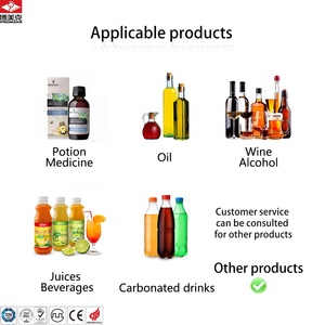 Bốn đầu nước giải khát làm đầy Soda liqud juce điền tự động dầu ô liu điền Máy niêm phong máy nước trái cây dây chuyền sản xuất - Product Image 5