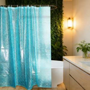 <span class=keywords><strong>Rideau</strong></span> <span class=keywords><strong>de</strong></span> <span class=keywords><strong>douche</strong></span> en PEVA gaufré géométrique 3D - Product Image 1