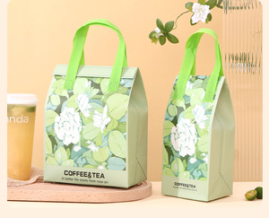 Cake Takeaway Special Handbag Baking Non-Woven Aluminum Foil Insulation Bag Cake Takeaway Cooler Bag - Product Image 4