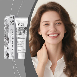 <span class=keywords><strong>Dentifrice</strong></span> OEM/ODM à la nano-hydroxyapatite sans fluorure 7.5 – Blanchissant, réparateur des caries, rafraîchissant l'haleine, saveur menthe - Product Image 2