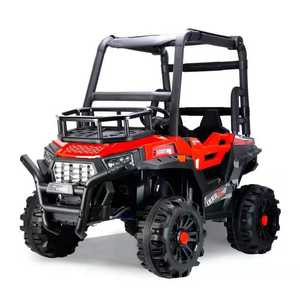 Coche eléctrico de cuatro unidades de 12V para niños, juguete todoterreno de 2 plazas con música controlada a distancia, ideal para la diversión de los niños - Product Image 1