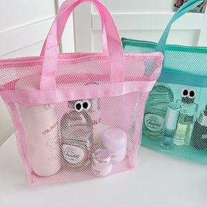 New Style Leopard PVC Fashion Mesh Makeup <b>Bag</b> Portable Cosmetic <b>Toiletry</b> Organizer Pouch Inner Case for Travel - Product Image 2