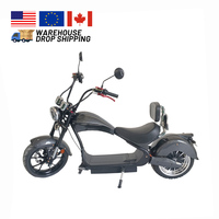 Skuter Citycoco 3000w 4000w 2000w Chopper Listrik 4000w Jerman 75km/jam Cepat