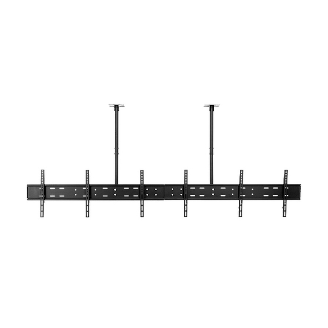 D4370-3 Steel Swivel 360 Degree Ceiling/Wall Mount TV Lift 70x2/43x3 VESA 400-1000mm Tilt -15~+15 90kg Load Capacity Cart