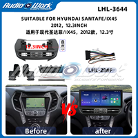 Harga Pabrik 12.3 Inch untuk Hyundai Santa Fe / IX45 2012  Frame Android Mobil