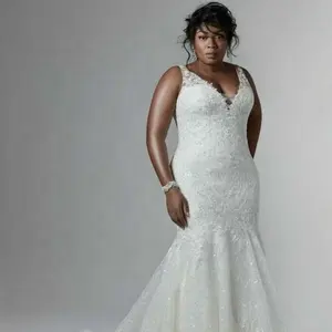 2022 New Design Luxury Bride's Mother Dress Sexy Mermaid Dress Wedding Dress African Bride