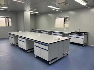 Mesa de Laboratorio para Experimentos, Mueble de Laboratorio de Física y Química Resistente para Hospitales y Universidades, Banco de Trabajo con Fregadero - Product Image 3