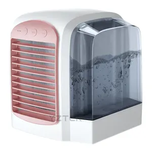 Ultra-Quiet Cooling Fan Portable Air Conditioner Desk Fan Evaporative Cool Mist Humidifiers Air Circulator Perfect for Bedroom