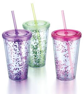 16oz Disposable <b>Double</b> <b>Wall</b> Plastic <b>Coffee</b> Mug Recyclable Materials Hot Beverage <b>Cup</b> for Entertainments - Product Image 6