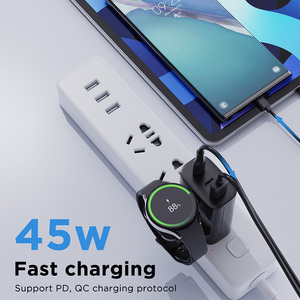 ใหม่มัลติฟังก์ชั่น 4 in 1 เครื่องชาร์จไร้สาย Fast 45W Charger ที่ชาร์จนาฬิกาสมาร์ท 4 พินสําหรับนาฬิกา Samsung - Product Image 4