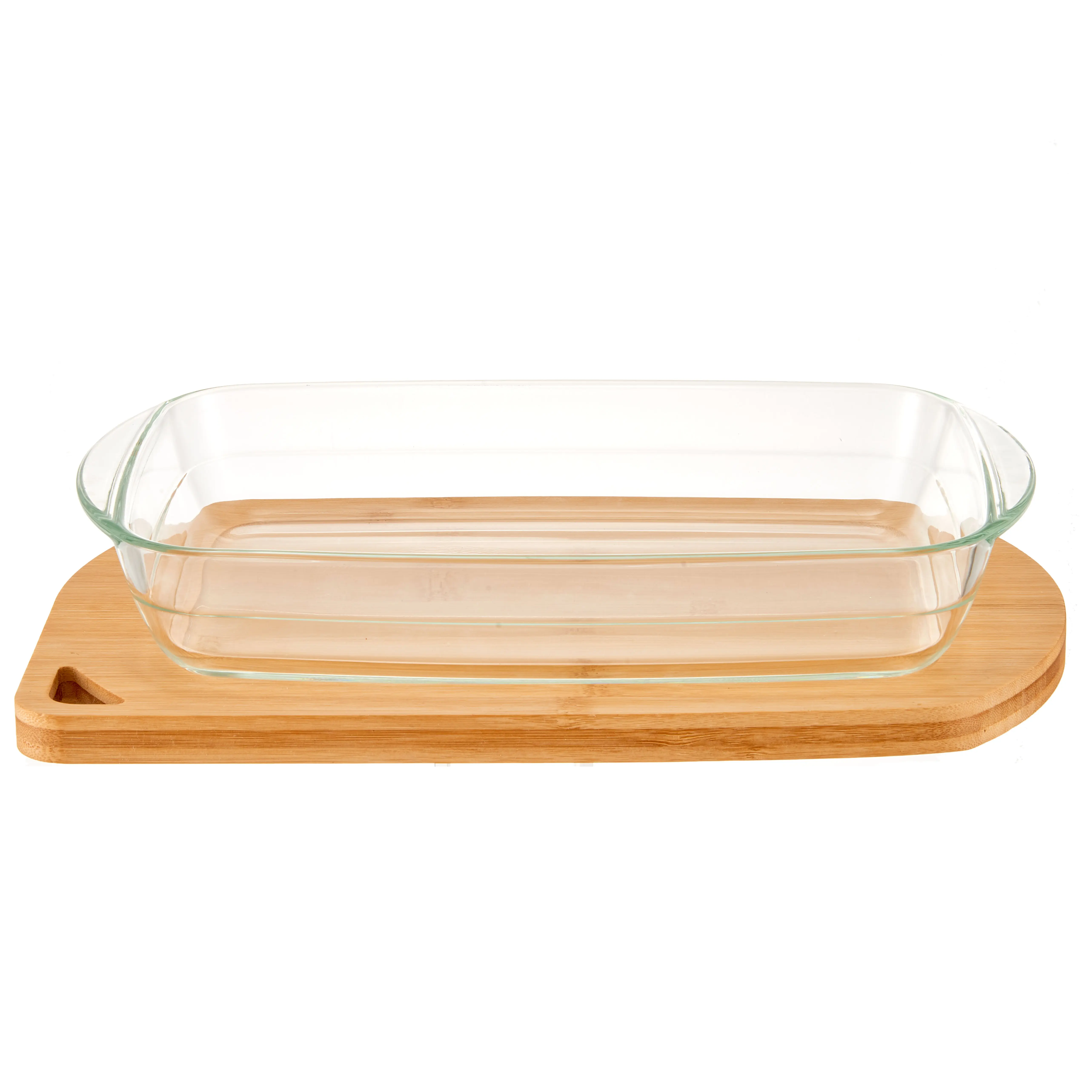 LINUO Top quality high borosilicate glass bakeware set wholesale glass bake dish