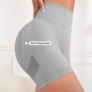 Pantaloncini Sportivi <span class=keywords><strong>da</strong></span> <span class=keywords><strong>Donna</strong></span> Senza Cuciture con Effetto Push-Up, Asciugatura Rapida, Traspiranti <span class=keywords><strong>e</strong></span> Delicati sulla Pelle, Ideali per Yoga - Product Image 5
