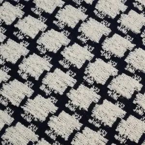 Wholesale Winter Dyed Woven 72% Cotton 18% Polyamide 10% Acrylic Tweed Plaid Fabricr