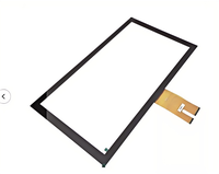 Écran tactile capacitif PCAP industriel personnalisé de 14,1 pouces, dureté de surface >6H, interface USB, verre robuste de 2,0 mm, noir