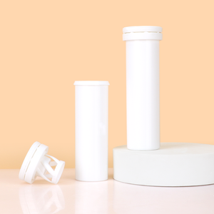 Tube rond en plastique PP de qualité alimentaire pour comprimés effervescents pharmaceutiques, conteneur de capsules médicales de vitamine C avec couvercle à ressort - Product Image 3