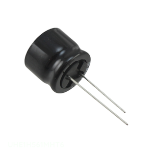 ตัวเก็บประจุแบบรูทะลุรุ่น UHE1H561MHT6 ยี่ห้อ CAP ALUM ความจุ 560uF 20% 50V แบบขาเสียบ - Product Image 1